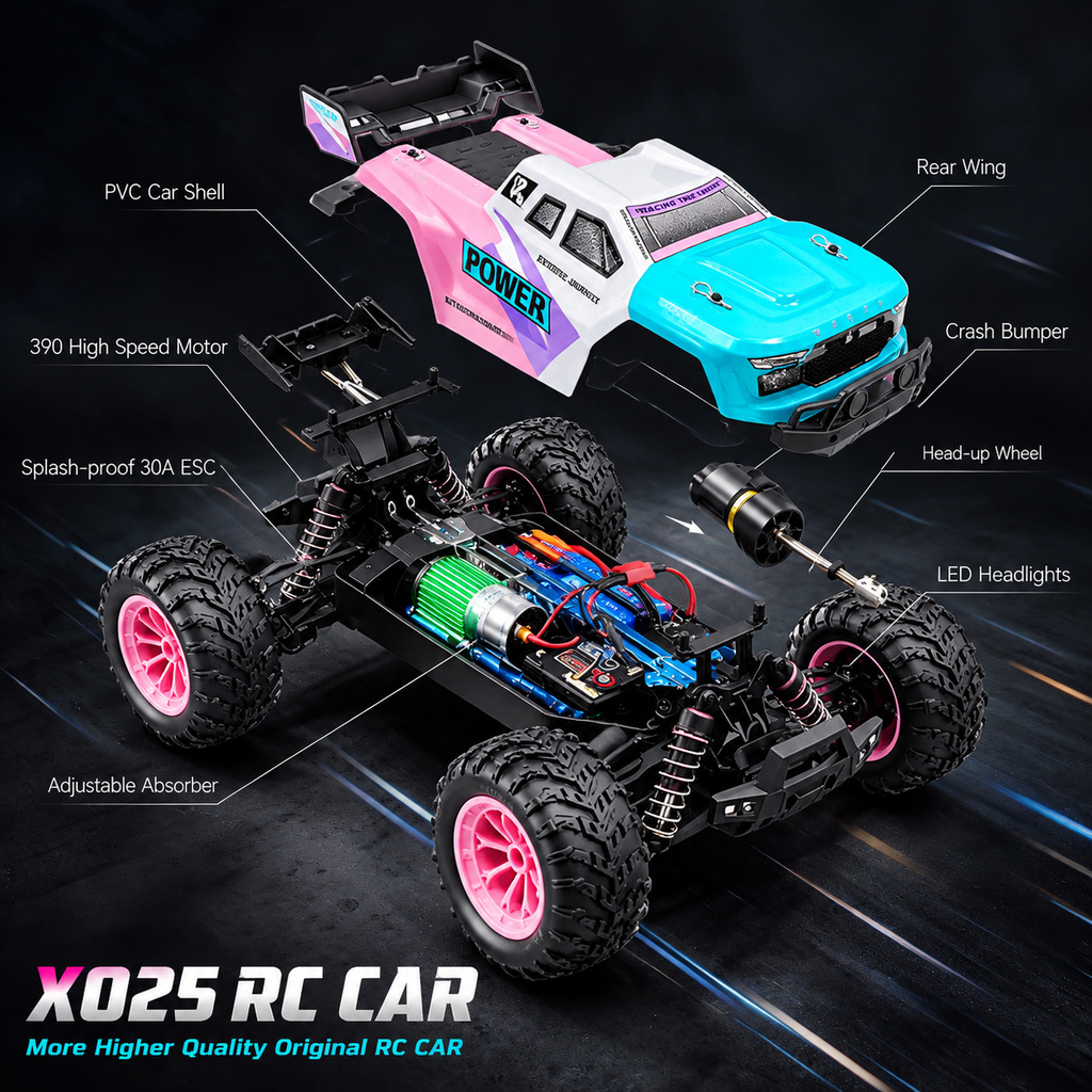 X025 RC 픽업 트럭, 1:16 스케일, 4륜 구동 - Rc Hobby Grade Truck 리뷰 및 가격